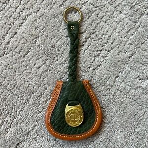 Dooney & Bourke Vintage Leather Key Ring Bag Charm